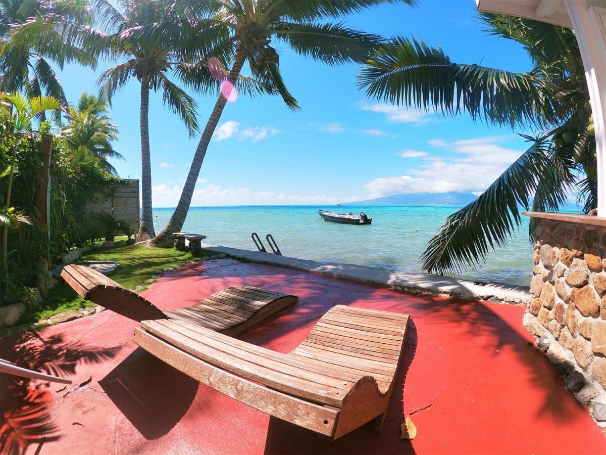 Moorea - Bungalow Chez Papou Afareaitu Dış mekan fotoğraf