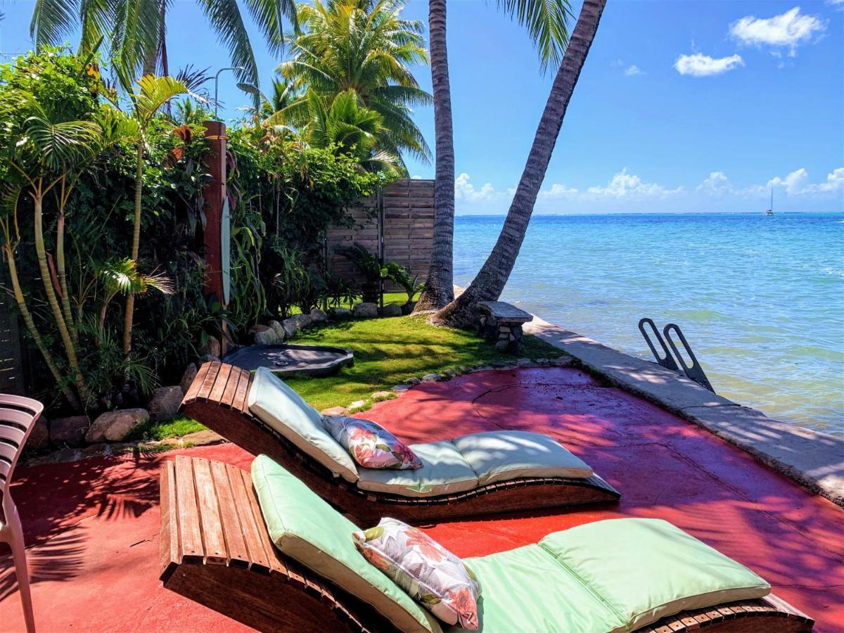 Moorea - Bungalow Chez Papou Afareaitu Dış mekan fotoğraf