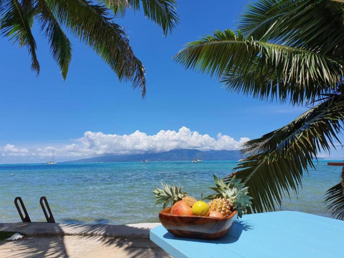 Moorea - Bungalow Chez Papou Afareaitu Dış mekan fotoğraf