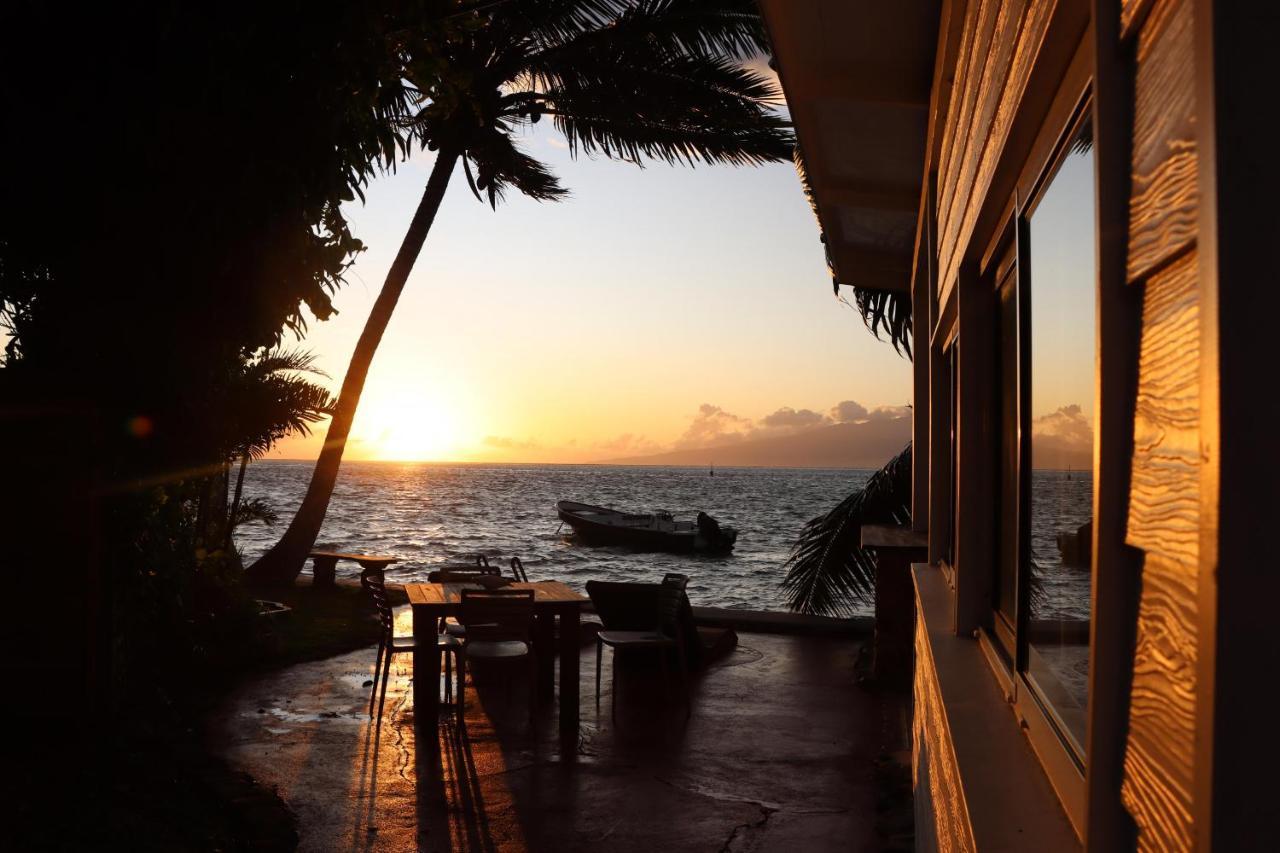 Moorea - Bungalow Chez Papou Afareaitu Dış mekan fotoğraf