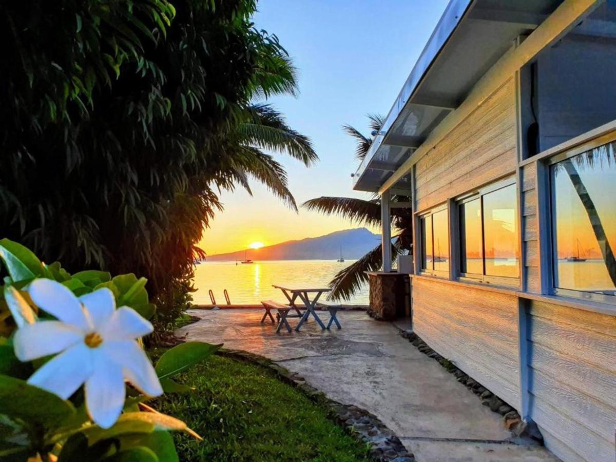 Moorea - Bungalow Chez Papou Afareaitu Dış mekan fotoğraf