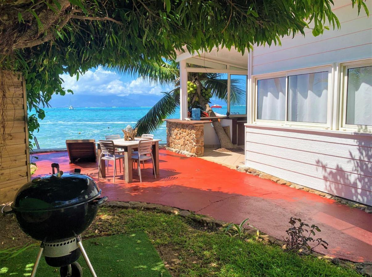 Moorea - Bungalow Chez Papou Afareaitu Dış mekan fotoğraf