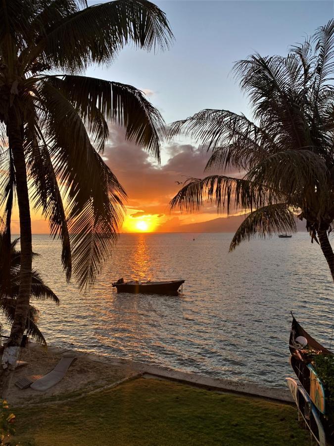 Moorea - Bungalow Chez Papou Afareaitu Dış mekan fotoğraf
